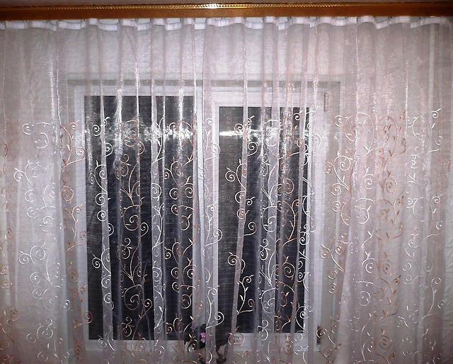Тюль из органзы с узорами Тюль из органзы