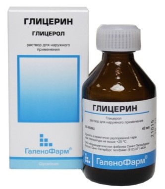 Упаковка глицерина Глицерин