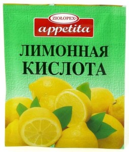 Пачка лимонной кислоты Лимонная кислота