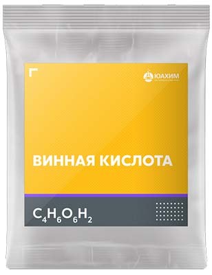 Пачка с винной кислотой Винная кислота