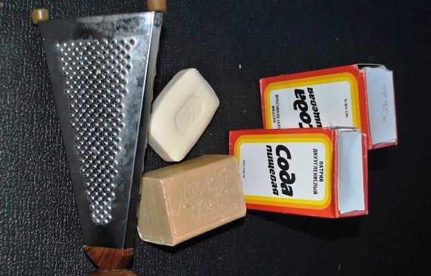 Готовим стиральный гель из соды и хозяйственного мыла