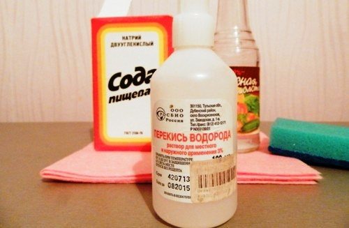 Раствор из перекиси и соды