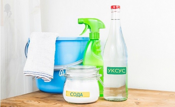 Отмываем кафель содой и уксусом Сода и уксус